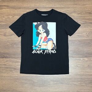 🔥🔥🔥Black Pyramid Black Tee with Cartoon Graphic Size: Large * Read Description*🔥